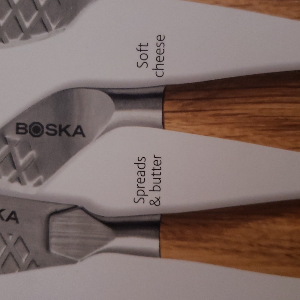 BOSKA OSLO 5-PIECE CHEESE KNIVES SET, RETAIL $89.95 - Picture 9 of 12